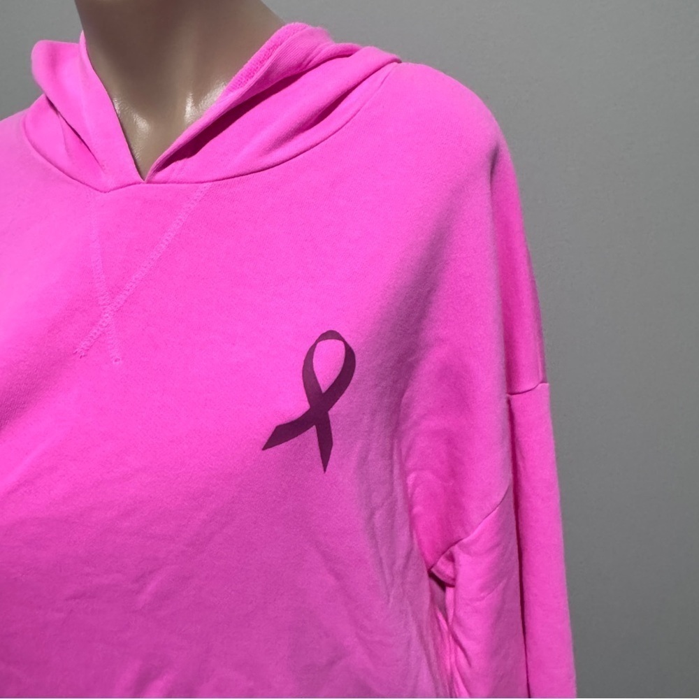 LIVI Lane Bryant Breast Cancer Ribbon Hoodie Pullover 18/20 Pink - Picture 3 of 7